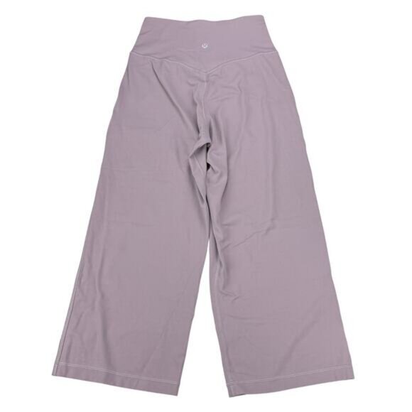 LULULEMON Align Wide Leg Crop Size 4 Violet Verbena - Picture 5 of 6